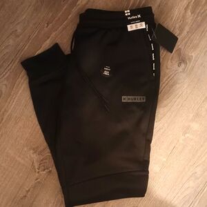 Hurley Slim Fit Black Jogger Pants